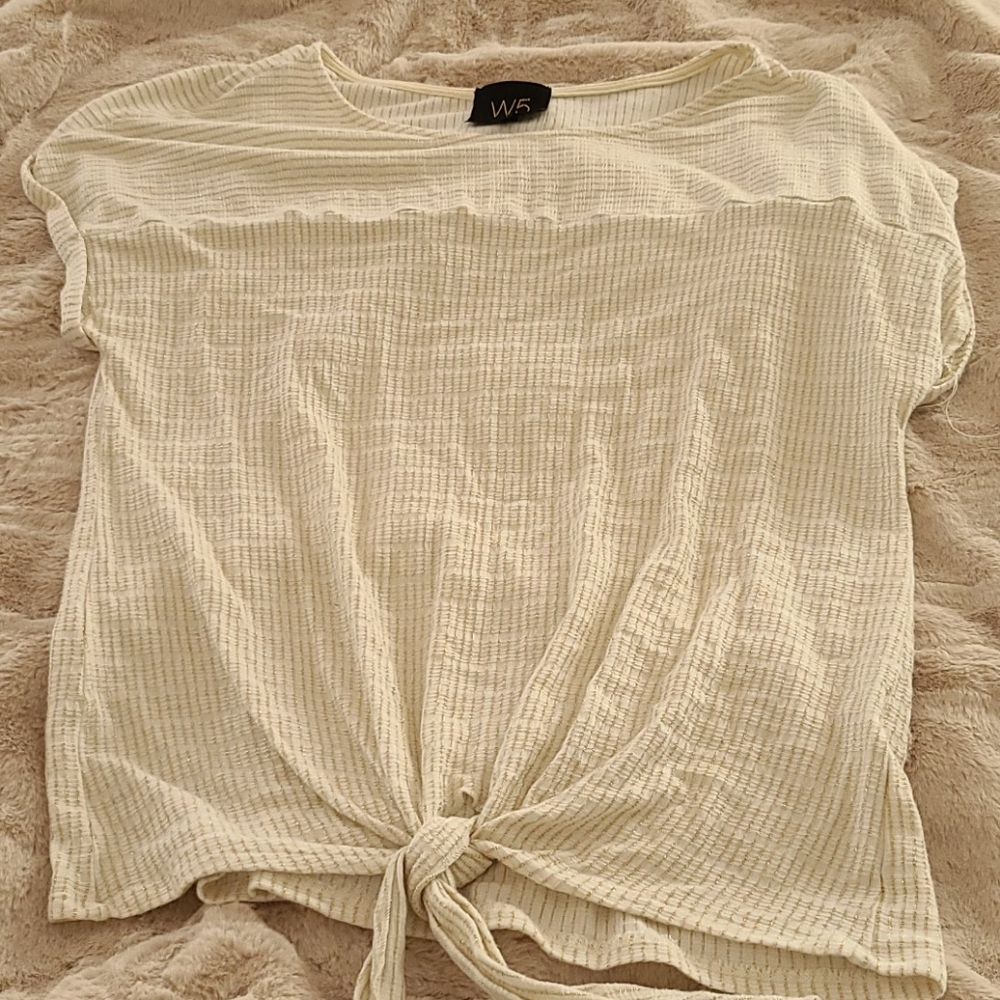 Tie front top